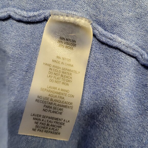 Essentials Milano Women's Wool Blend Open Front Cardigan Sweater Size XL - Picture 5 of 7